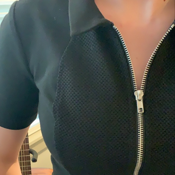 amazing bcbg black zipper dress - Picture 3 of 5